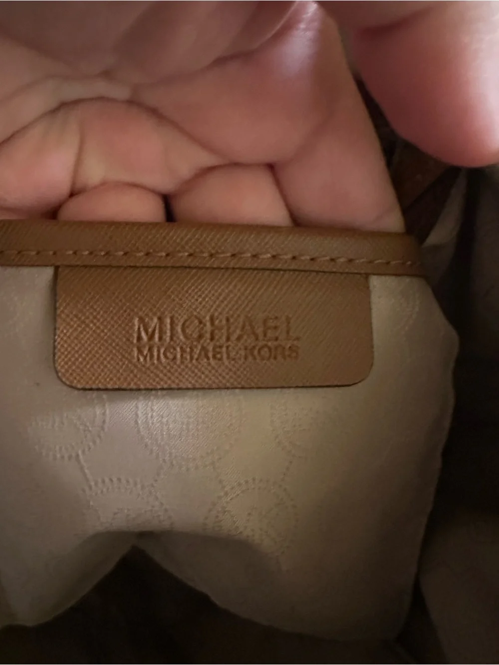 Michael Kors Brown Saffiano Leather Tote Bag